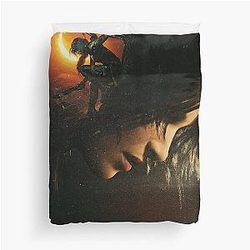 Tomb Raider in the Shadow Duvet Cover