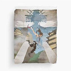 Yamatai Tomb Raider Minimalist Print Duvet Cover