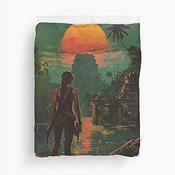 Lara Croft Tomb Raider Legend Duvet Cover