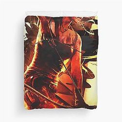 Tomb Raider Lara Croft Duvet Cover becomes: Tomb Raider Lara Croft Duvet