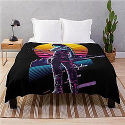 Lara Croft Tomb Raider Throw Blanket