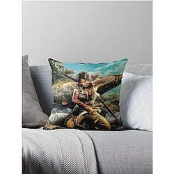 Lara Croft Tomb Raider Throw Pillow
