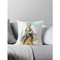 Tomb Raider China Throw Pillow