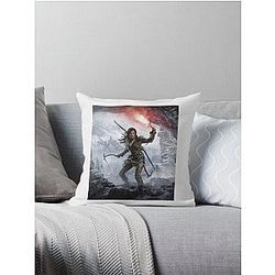 Rise of the Tomb Raider Perfect Gift Throw Pillow