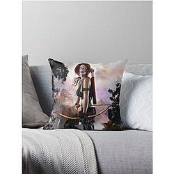 Tomb Raider Throw Pillow