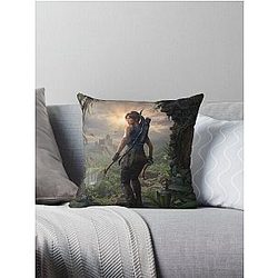 Lara Croft Shadow of the Tomb Raider Throw Pillow