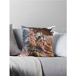Rise of the Tomb Raider Throw Pillow