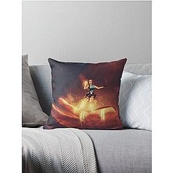 Game Over Lara Croft, Tomb Raider Throw Pillow