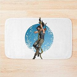 Lara Croft tomb raider fanart Bath Mat