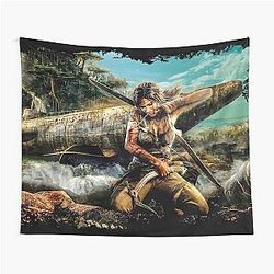 Lara Croft Tomb Raider Tapestry