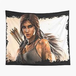 Lara Croft Tomb Raider 8K Tapestry
