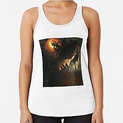 Tomb Raider in the Shadow Racerback Tank Top