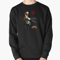 Tomb Raider Lara Croft Out of Print Remaster Pullover Sweatshirt