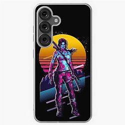Tomb Raider Lara Croft 80s Retro Samsung Galaxy Soft Case