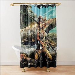 Lara Croft Tomb Raider Shower Curtain