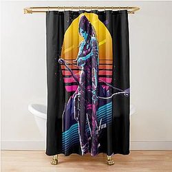 Lara Croft Tomb Raider Shower Curtain