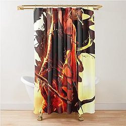 Tomb Raider Lara Croft Shower Curtain
