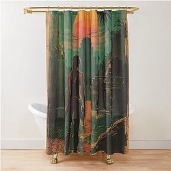 Lara Croft Tomb Raider Legend shower curtain