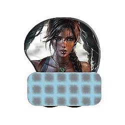 Tomb Raider 3D Anime Mouse Pads with Wrist Rest Support Silicone Funny Gaming Mousepads with 2WAY Skin - Laura