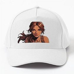 Tomb Raider Lara Croft Gaming Character Baseball Cap