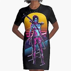 Tomb Raider - Lara Croft Graphic T-Shirt Dress