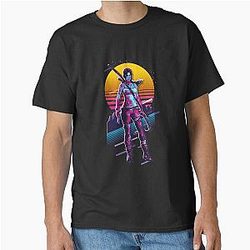 Tomb Raider Lara Croft 80s Retro Classic T-Shirt