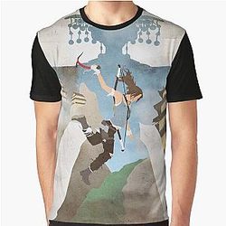 Yamatai Tomb Raider Minimalist Print T-Shirt