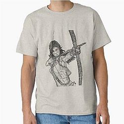 Lara Croft Tomb Raider by Simonpdv Classic T-Shirt