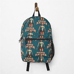 Tomb Raider Lara Croft Cartoon Backpack