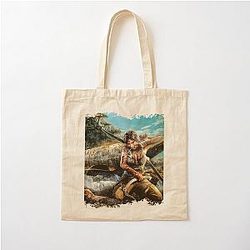Lara Croft Tomb Raider Cotton Tote Bag