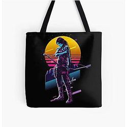 Lara Croft - Tomb Raider 80s Retro All Over Print Tote Bag