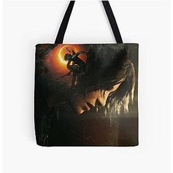 Tomb Raider in the Shadow All Over Print Tote Bag