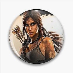 Lara Croft Tomb Raider II 8K Pin