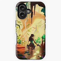 Lost Valley Tomb Raider 25th anniversary Fanart Art by Eliott Sontot iPhone Case