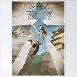 Yamatai Tomb Raider Minimalist Print Poster
