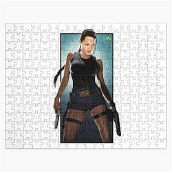 Tomb Raider Angelina Jolie Gift Movie Fan Jigsaw Puzzle