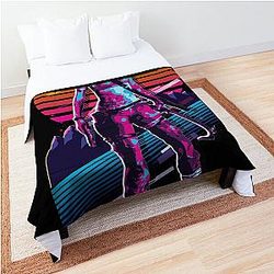 Tomb Raider Lara Croft 80s Retro Comforter