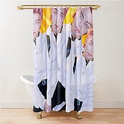 Aesthetic RM Butter Photo Shower Curtain