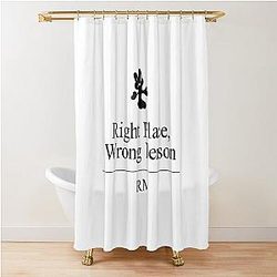 RM - right person Shower Curtain