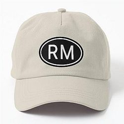 RM Iniciais Oval Monogram Papai Chapéu
