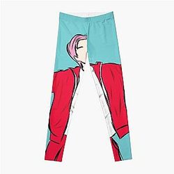 RM Namjoon BTS Legacy Edition Cartoon Faceless Leggings