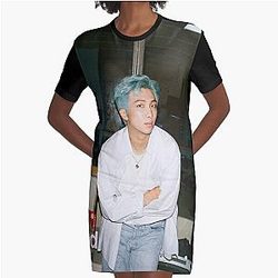 RM DYNAMITE PHOTO CARD Graphic T-Shirt Dress