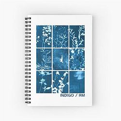 indigo Spiral Notebook