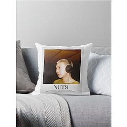 RM Nuts Throw Pillow
