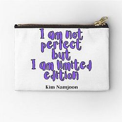I am not limited edition  - RM  - BTS Zipper Pouch