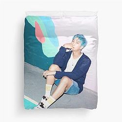 RM Dynamite Photocard BTS Kim Namjoon Duvet Cover
