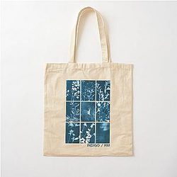 Indigo Cotton Tote Bag