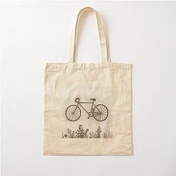 Bicycle by RM for Army Cotton Tote Bag