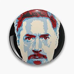 Robert Downey Jr. Stylised Portrait Pin