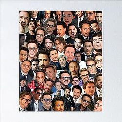 Robert Downey Junior Collage Poster